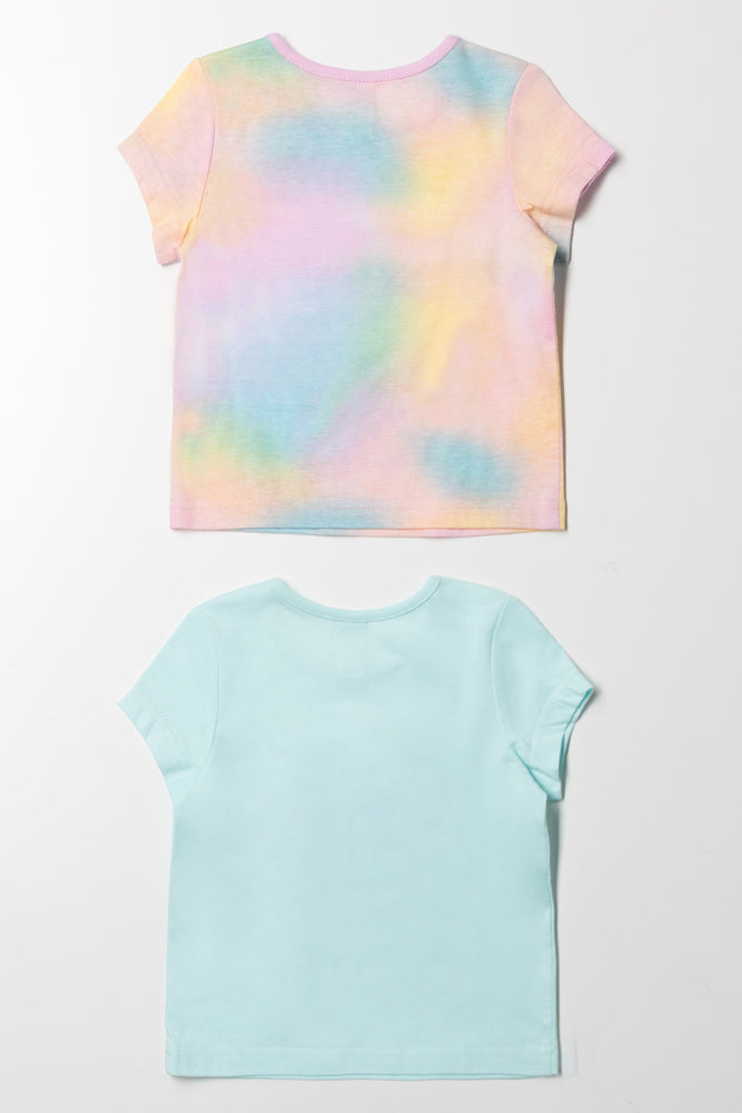 2 Pack T-Shirts Blue Multi (2)