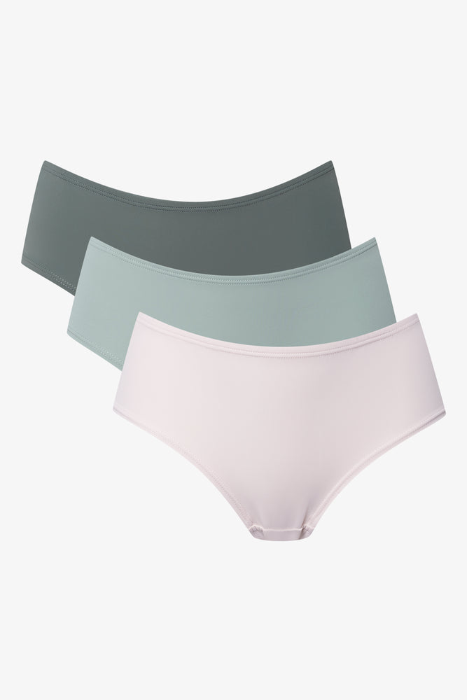 3 Pack Boyleg Panties Green And Pink