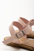 Bow Trim Sandals Pink (3)