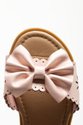 Bow Trim Sandals Pink (4)