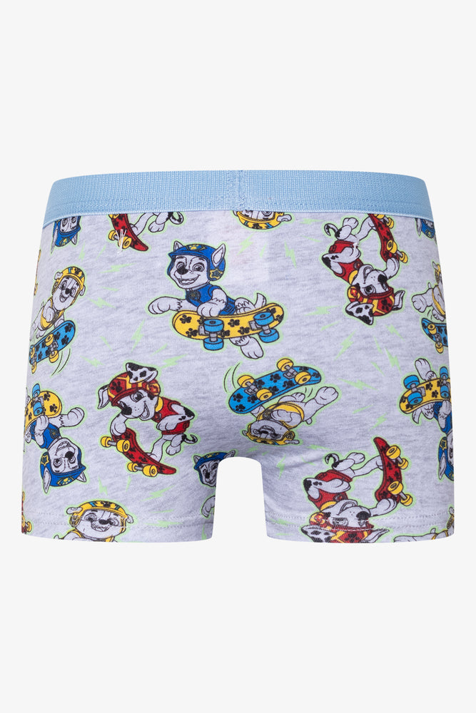 Paw Patrol 2 Pack Knit Boxers Blue And Grey (3)