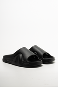 Moulded Triangle Slides Black