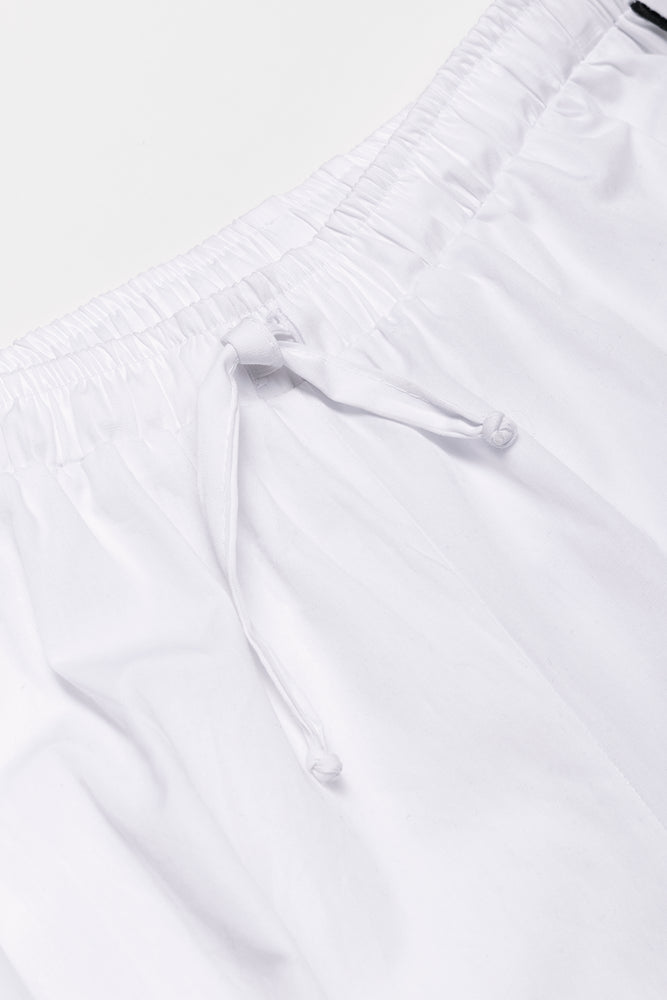 Pull On Pants With Side Stripe White (1)