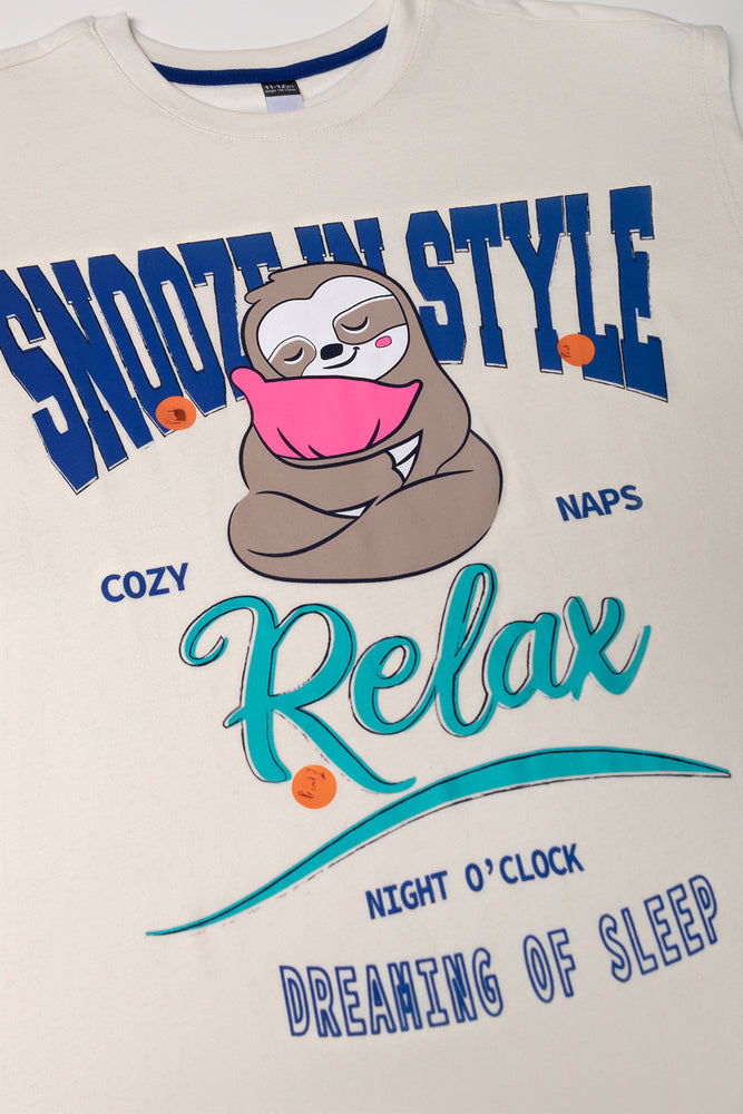 Snooze In Style Sleepshirt White