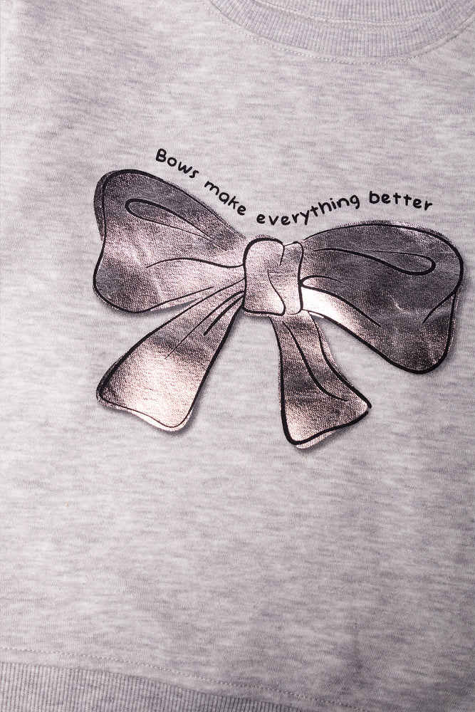 Tracktop And Pleated Skirt Set Grey