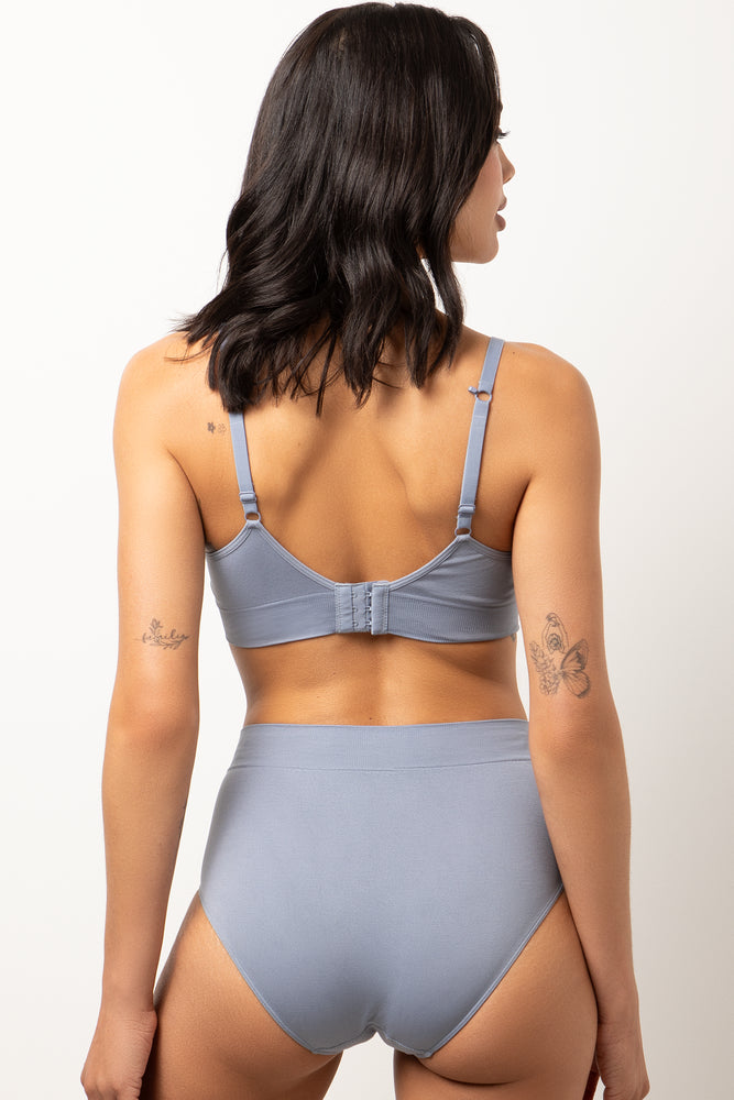 Seamfree Bralette Blue (2)