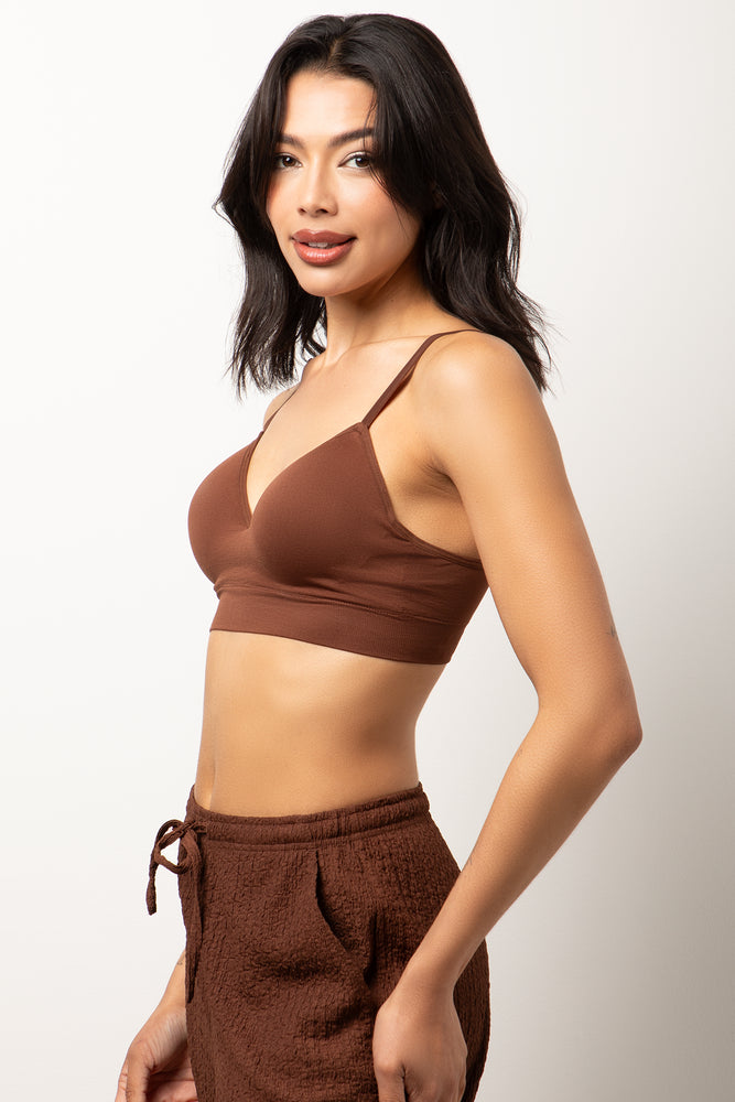 Seamfree Bralette Brown
