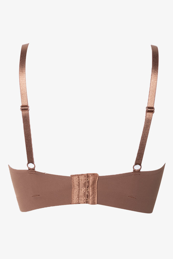 Bonded Bralette Brown