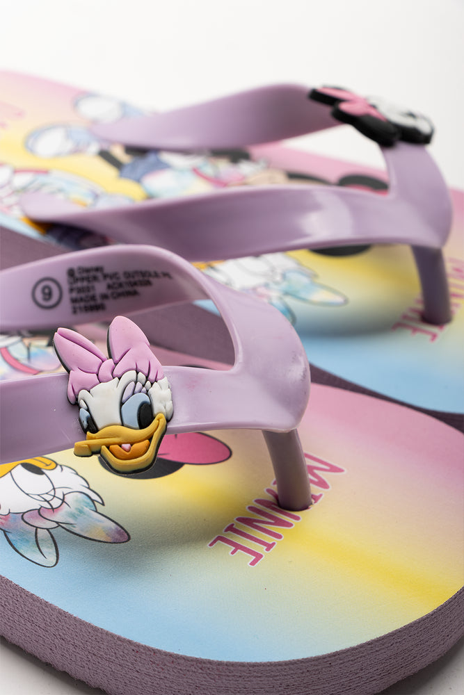 Minnie Mouse 2 Pack Sandals Cream And Purple (5)