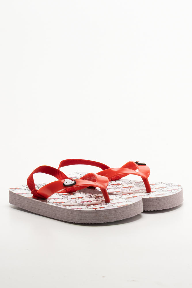 Hello Kitty Flip Flops Red
