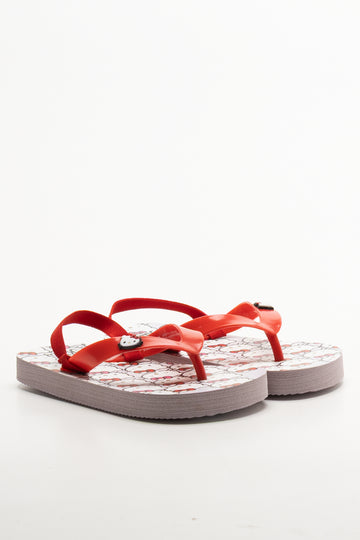 Hello Kitty Flip Flops Red