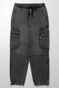 Cargo Denim Jeans Grey