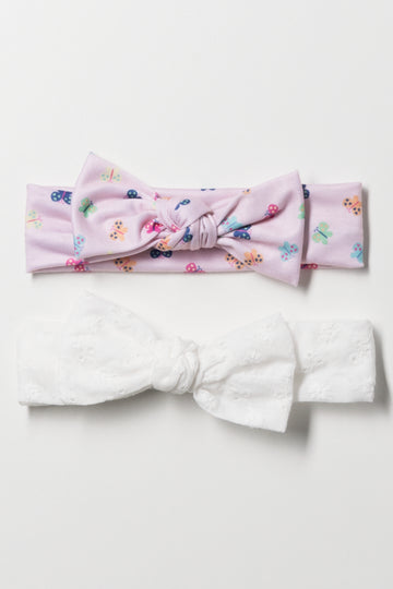 2 Pack Butterfly Headbands