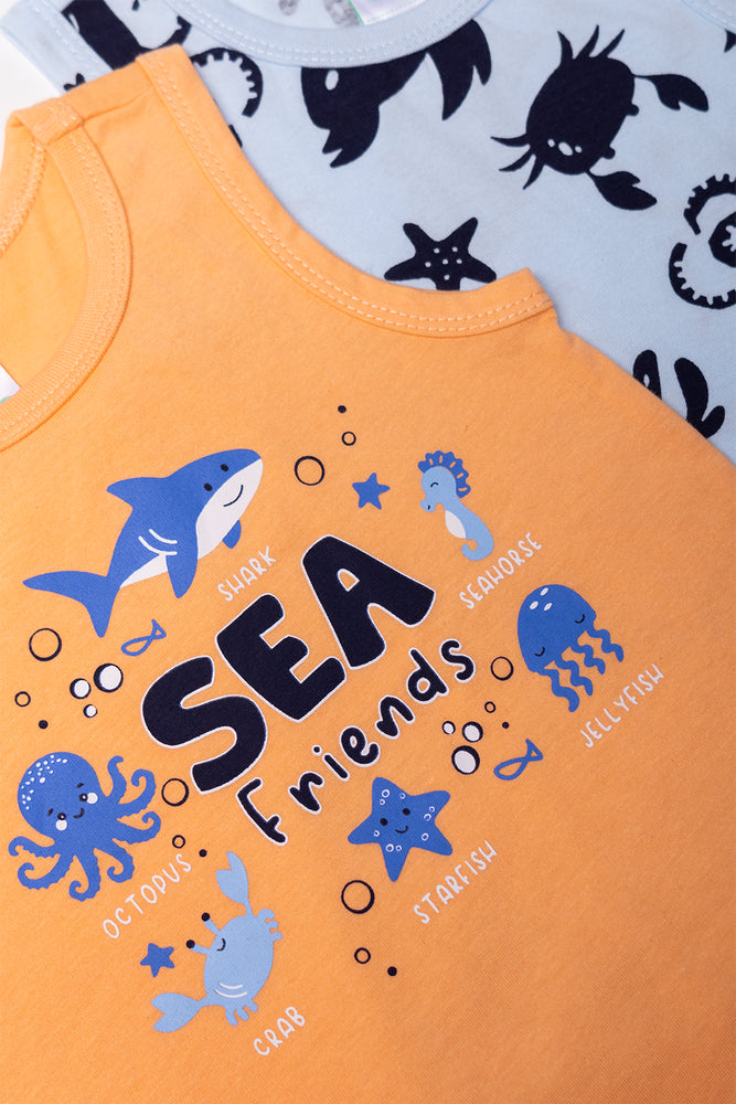 2 Pack Vests Blue And Orange (1)