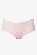 3 Pack Heart Boyleg Panties Navy, Pink And Natural (3)