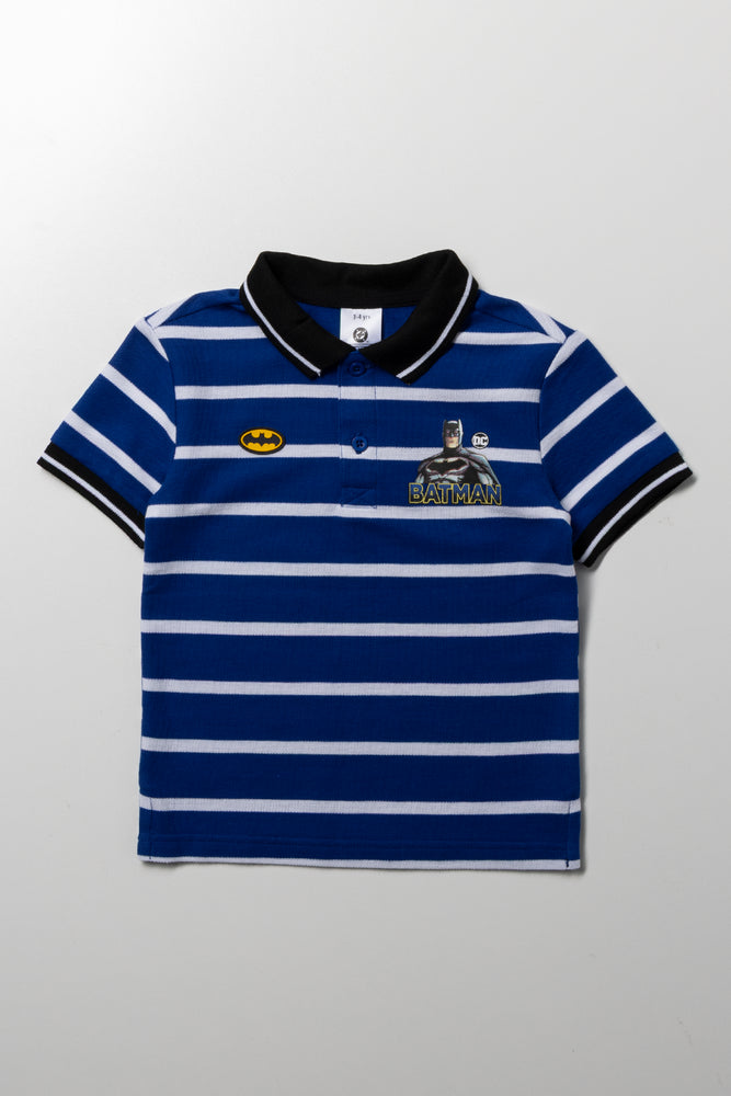 Batman Stripe Golfer Navy