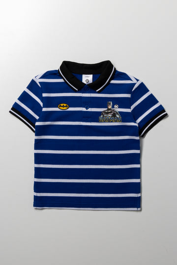 Batman Stripe Golfer Navy