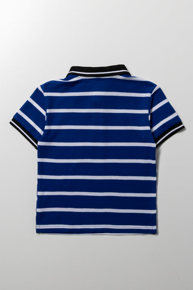 Batman Stripe Golfer Navy (2)