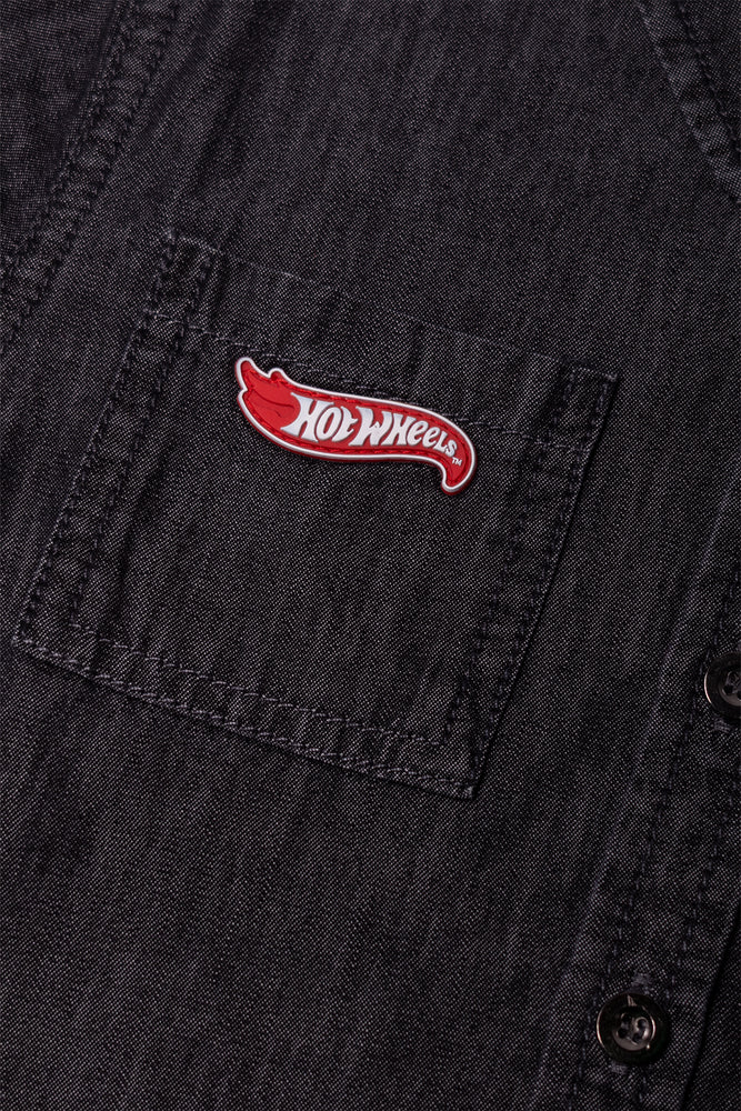 Hot Wheels Denim Shirt Black