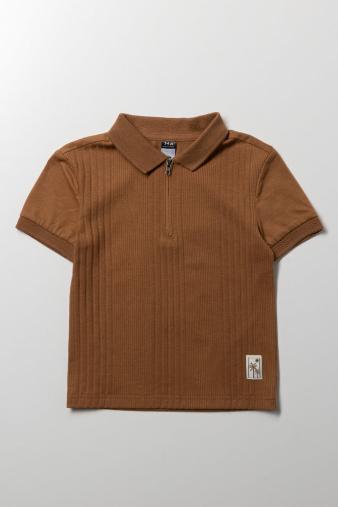 Zip Golfer Brown