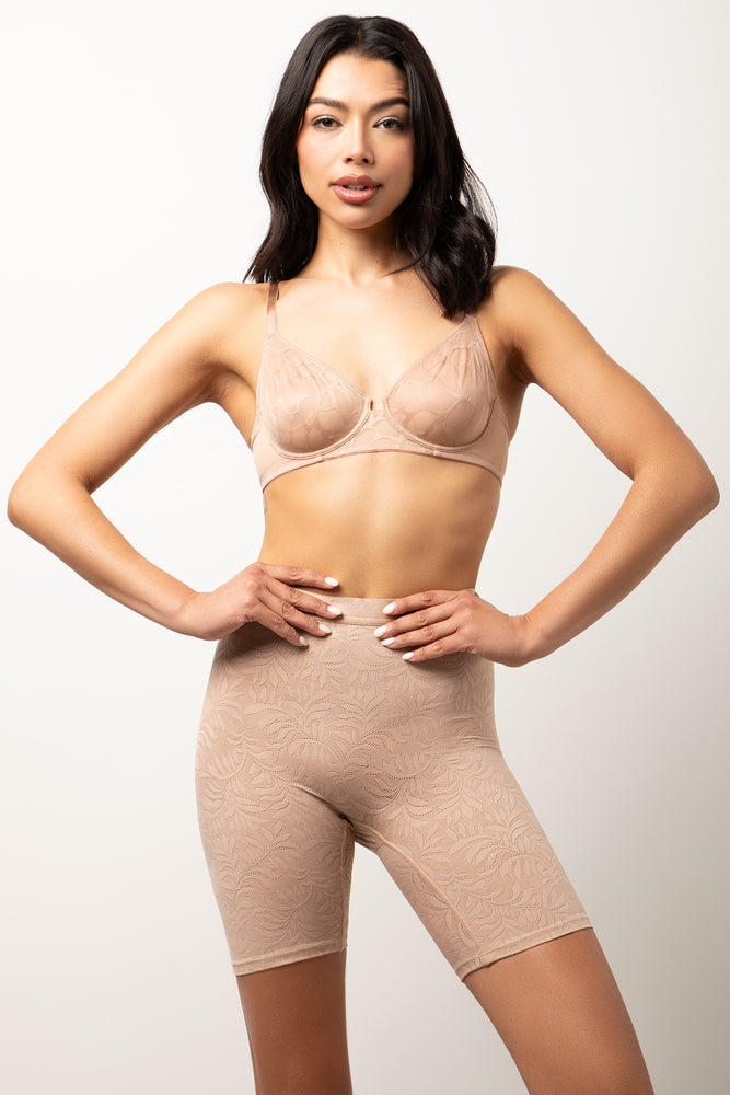 Lace Cycle Shorts Natural