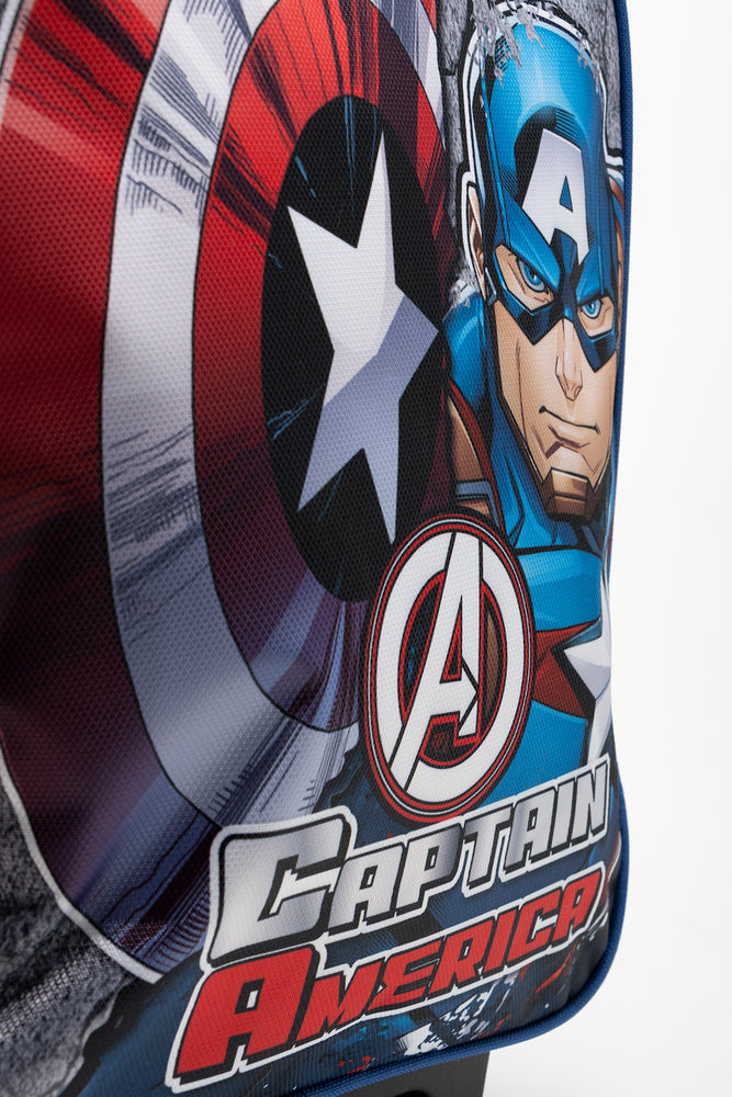 Captain America Trolley Bag Red And Blue (3)