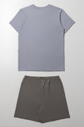 Hot Wheels Short Sleeve Pyjamas Grey (3)