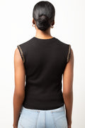 Sleeveless Vest Black (2)