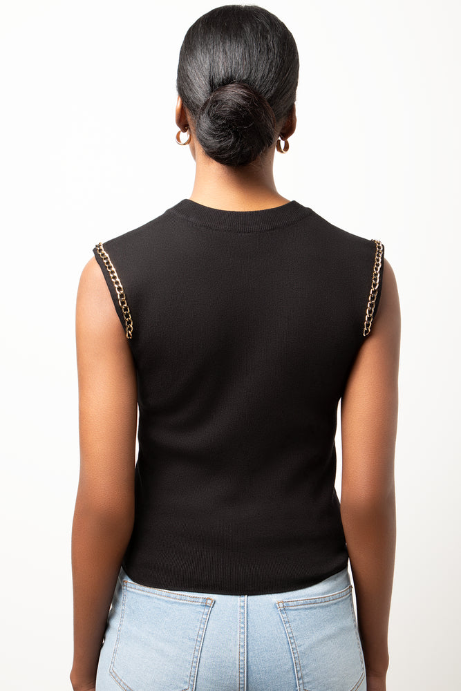 Sleeveless Vest Black (2)