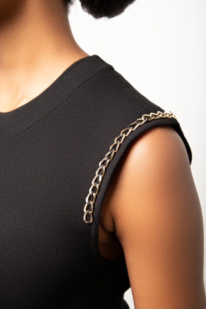 Sleeveless Vest Black (3)