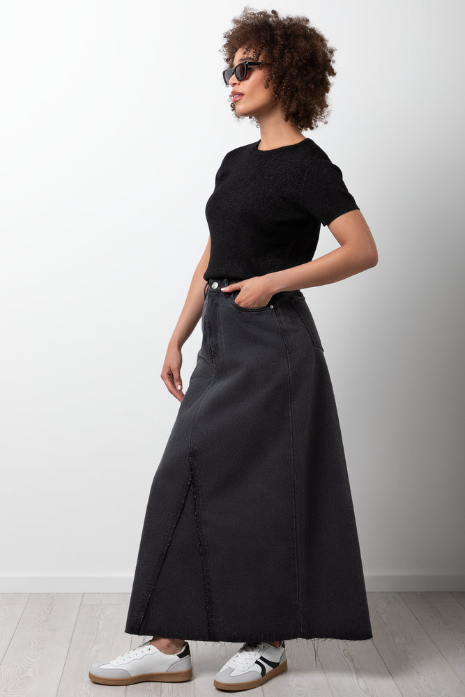 Short Sleeve Top Black