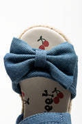 Denim Espadrille Sandals Blue (4)