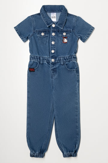 Minnie Mouse Denim Boilersuit Blue