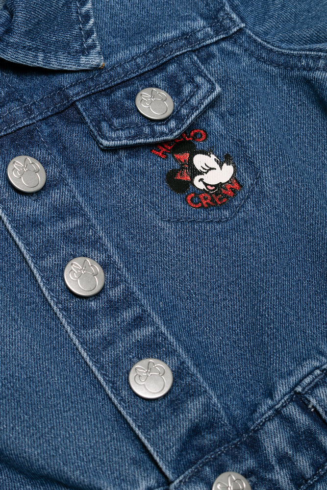 Minnie Mouse Denim Boilersuit Blue