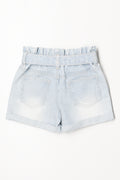 Stripe Paperbag Shorts Blue (2)