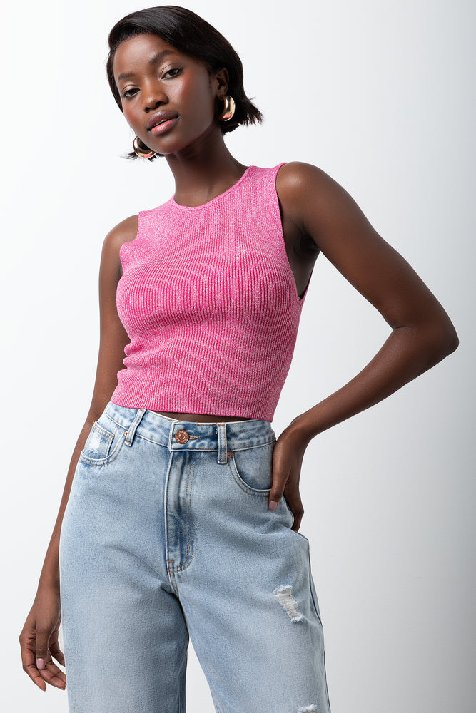 Sleeveless Vest Pink