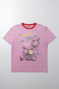 Ice Cream Short Sleeve T-Shirt Pink