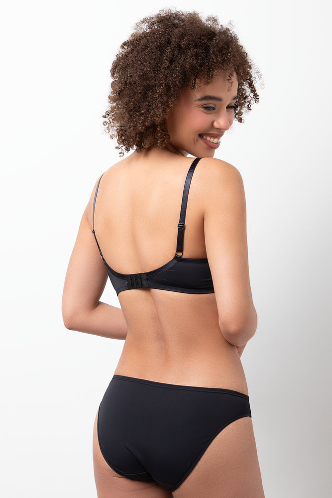 3 Pack Bikini Panties Black (3)