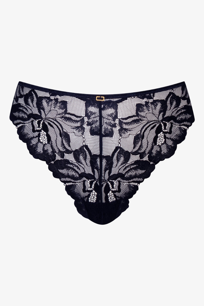 3 Pack Lace Thongs Blue And Natural (3)