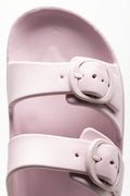 Double Buckle Slides Pink (4)
