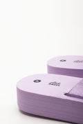 Platform Glitter Flip Flops Lilac (3)