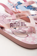 Stitch And Angel Flip Flops Pink (2)