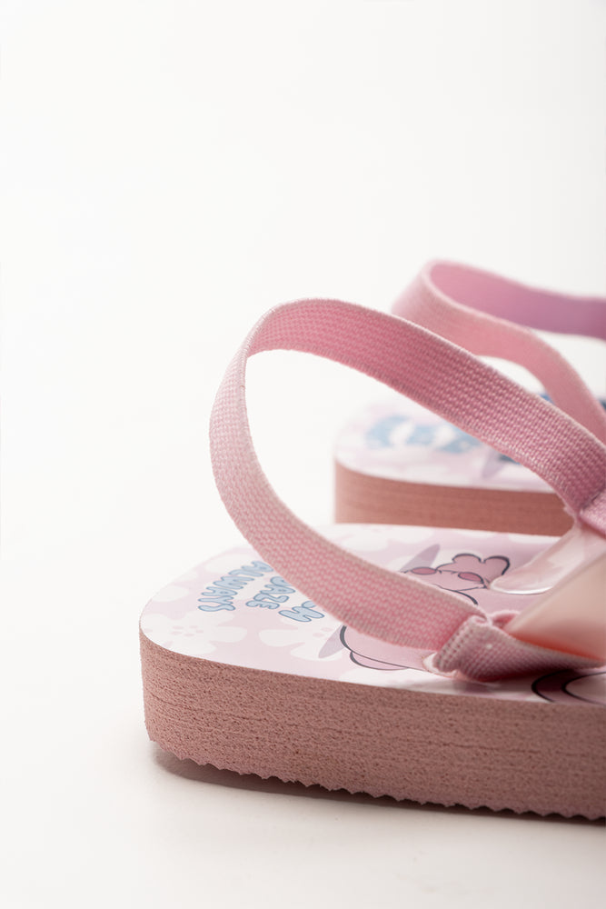 Stitch And Angel Flip Flops Pink (3)