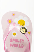 Smiley Flip Flops Pink (4)