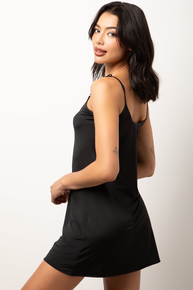 Slip Dress Black (2)