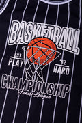 2 Piece Basket Ball Set Navy (1)