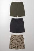 3 Pack Shorts Green, Dark Grey And Natural (2)