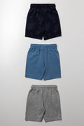 3 Pack Shorts Navy, Blue And Grey (2)