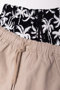 2 Pack Palm Tree Shorts Natural And Black (1)