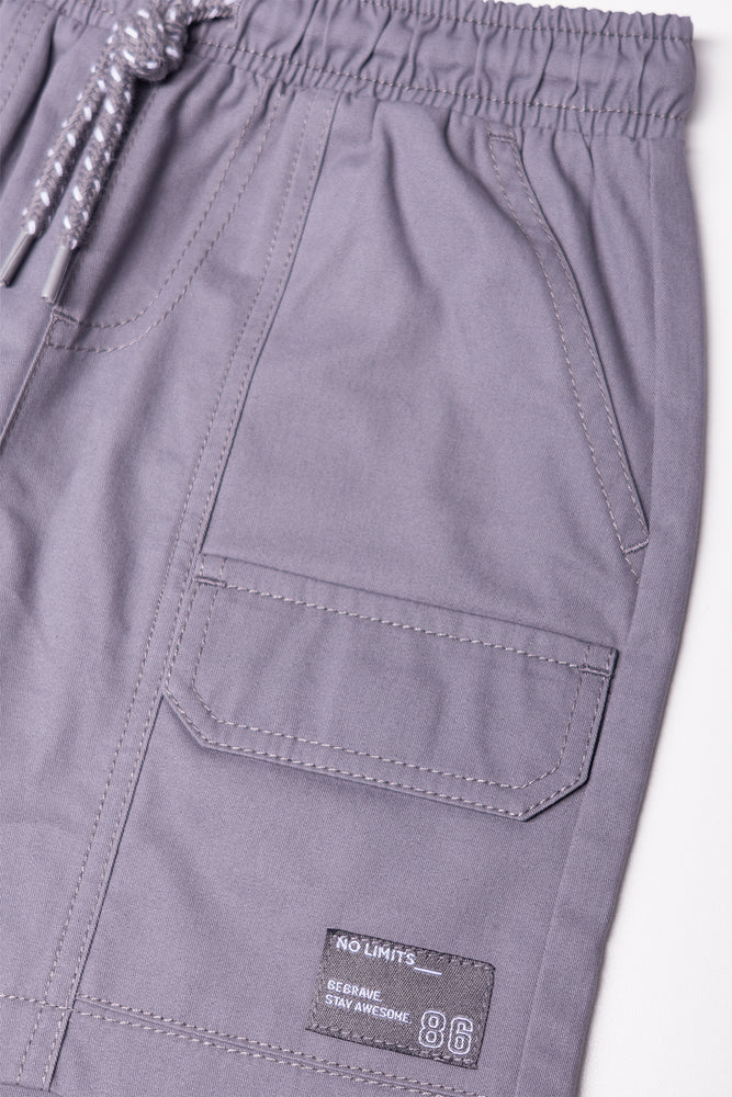 Grey Cargo Shorts (1)